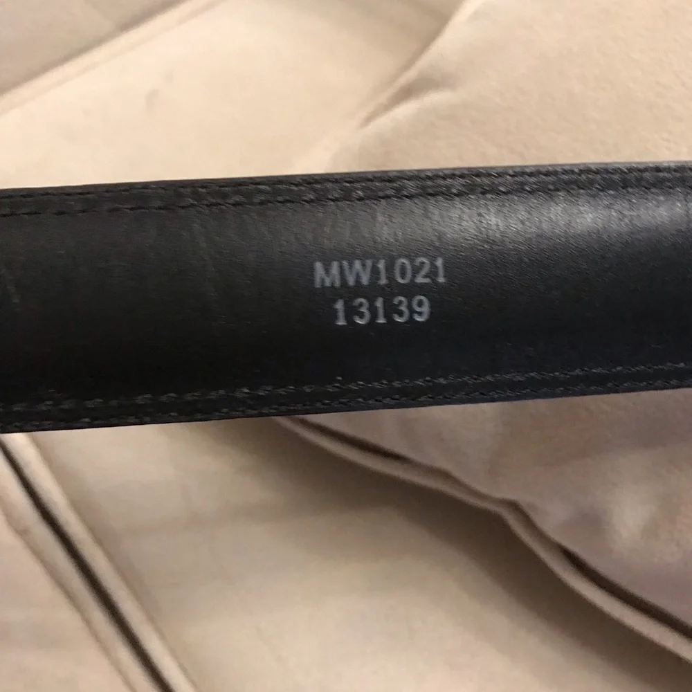 Leather belt